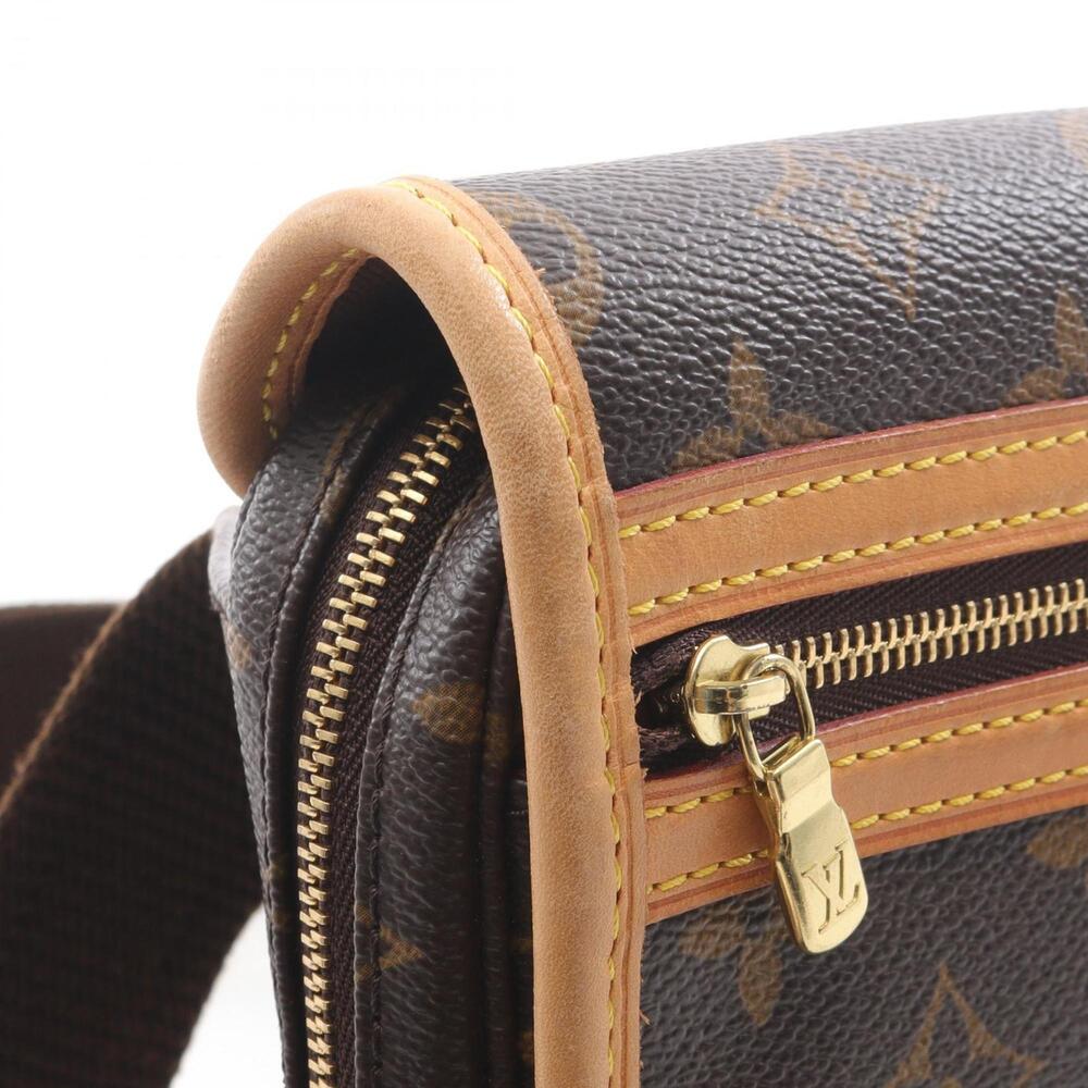 LOUIS VUITTON Authentic Brown Monogram Leather Fanny Pack - Picture 9 of 9